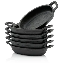 BBQ-Toro Servierpfannen-Set 6-tlg. 20 x 9,5 cm