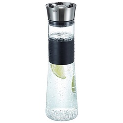 GEFU Karaffe Glas Karaffe CASCADA 1L Krug Kanne Deckel Glaskara