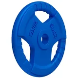 GORILLA SPORTS Hantelscheibe Hantelscheibe 50/51mm Olympia Gummi Gripper 1,25-25 KG, 20 kg, (1-tlg) blau