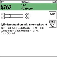 Industrial Quality Supplies ISO 4762 Zylinderkopf-Schaftschraube 10.9 M 24