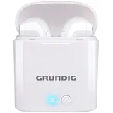 Grundig Bluetooth Kopfhörer – In Ear Earbuds 400 mAh – Ohrhörer mit 2 Stunden Wiedergabezeit – Kabellose Kopfhörer für freihändiges Tele... – Weiß