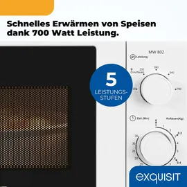 Exquisit MW802 weiß