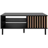 Finori Livetastic Couchtisch Schwarz, Eiche Artisan Oak - Schwarz