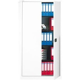 BISLEY Stahlschrank Universal E782A04696 verkehrsweiß 91,4 x 40,0 x 195,0 cm, aufgebaut