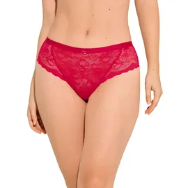 LISCA Brasilslip LISCA "2er Pack Damen Brazilian Slip Evelyn", Damen, Gr. 36, rot, Spitze, Obermaterial: 80% Polyamid PA. 20% Elasthan EL., Unterhosen