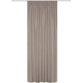 Schmidt Fertiggardine Eskimo 135 x 225 cm Polyester Grau Taupe