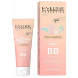 Eveline Cosmetics Nährendes BB Cream Nr. 02 - Dunkel | My Beauty Elixir Serie | Vegane Formel mit Niacinamid, Pfirsich, Squalan, Bambus & Rosenöl | 30 ML
