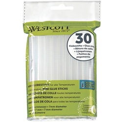 Westcott 30er-Pack Mini-Klebestifte für Heißklebepistolen