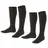 Esprit Kinder Kniestrümpfe Foot Logo 2er Pack - schwarz 27-30