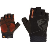 Ziener CECKO Fahrrad/Mountainbike/Radsport-Handschuhe | Kurzfinger - atmungsaktiv,dämpfend, Black, 7