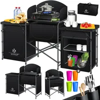 Kesser KESSER® Campingschrank, Campingküche mit Aluminiumgestell, inkl.Tragetasche , Kocherschrank