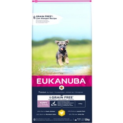 Eukanuba Puppy Small & Medium Huhn getreidefreies Hundefutter 2 x 12 kg