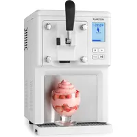 Klarstein Sweet Sundae Eiscrememaschine, Kompressor, 1,5l Edelstahl weiß