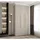 abiks möbel Drehtürenschrank COMO 120 x 245,5 x 50 cm Gold