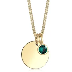 Elli Elli Halskette Geburtsstein Farbe Kristalle 925 Silber Ketten   Damen 