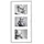 Walther Bilderrahmen Galerierahmen silber 13x18 cm 3er Set
