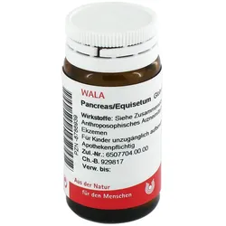 Pancreas/ Equisetum Globuli