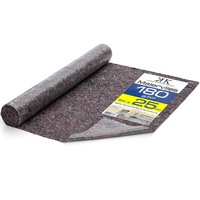 KK Verpackungen® Malervlies 1m x 25m 180 g/m2 | Abdeckvlies mit Durchsickerungsschutz für Boden | 1 Rolle Schutzvlies mit PE-Folie als Anti-Rutsch-Beschichtung
