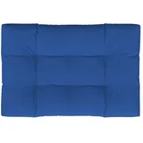 vidaXL Palettenkissen 120 x 80 x 10 cm blau 1 St.