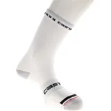 Castelli Rosso Corsa PRO 15 Radsocken Weiß S/M