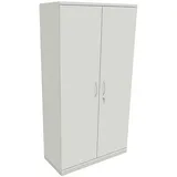 fm Büromöbel Aktenschrank abschließbar für 5 Ordnerhöhen Breite 100 cm »Sidney« grau, 100x186.9x44.2 cm