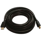 FTE maximal HDMI2-200 HDMI-HDMI 2,0 ACTIVE Kabel (20 m, goldene Stecker, Ethernet, 3D, 4K-Videowiedergabe und ARC, 1080p)