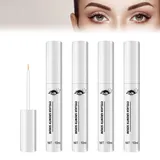 Wimpernserum & Augenbrauen Serum für besseres Wachstum von Wimpern & Brauen, Wimpernserum für Längere, Dichtere Wimpern - Eyelash Serum für Natürliches Wachstum, Stärkere Lashes (4 Stück)