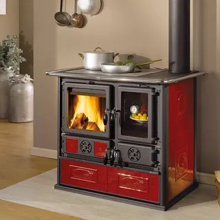 La Nordica-Extraflame La Nordica Küchenofen Rosa Reverse 2.0 | Keramik | bordeaux 8,2 kW - bordeaux