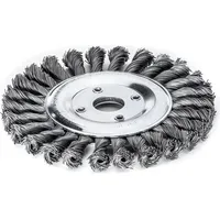 Lessmann Rundbürste Stahldraht 0,50 mm, Bürsten-⌀xBohrungs-⌀ / Gewinde: 178X22