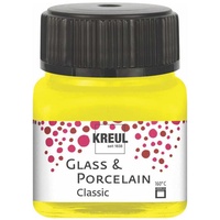 Kreul 16201 - Glass & Porcelain Classic kanariengelb, 20 ml