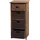 Mendler HWC-K84 Kommode 83x40x29cm dunkelbraun