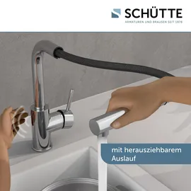 Schütte Sensor-Spültischarmatur Vital mit Herausziehbarem Auslauf Chrom