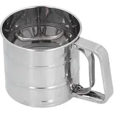 Flour Sifter-Stainless Steel Hand Held Flour Sifter, Einhand-Mehlsieb, Handsieb, Shaker Für Puderzuckerpulver, Kakao, Sieb, Praktisches Kochwerkzeug Für Sieb, Flour Shaker Cup for Home Kitchen