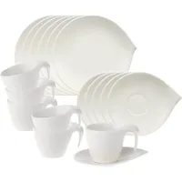 Villeroy & Boch Flow Kaffeeservice 18-tlg. weiß