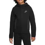 Nike Jungen NSW Tech FLC Sweatshirt, Black/Black/Black, S EU