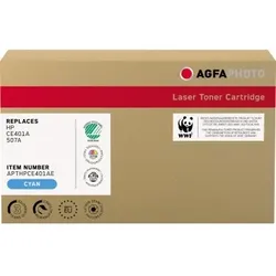 AgfaPhoto Toner APTHPCE401AE wie HP CE401A 507A cyan