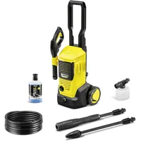 Kärcher K 5 FJ, Druck: max. 145 bar, Fördermenge: 500 l/h, Flächenleistung: 40 m2/h, Gewicht: 6,3 kg