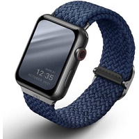 Uniq Aspen Armband Tresse Apple Watch 44 42 mm, Blau