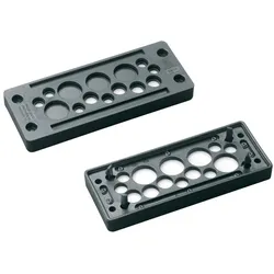 Murrplastik Kabeldurchführungsplatte KDP/N 24/22 sw