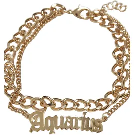 URBAN CLASSICS Zodiac Golden Anklet - Goldfarben