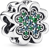 PANDORA Moments Teilbares Vierblättriges Kleeblatt Charm aus Sterling Silber