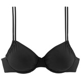 LASCANA Bügel-Bikini-Top Damen schwarz Gr.42 Cup B,