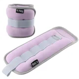 1 Paar Gewichtsmanschetten für Handgelenke Knöchel,0,25/0,5/0,75kg Gewichtsmanschetten Hand Fuß,Fußgelenkgewichte Set,Armgewichte Knöchelgewicht für Tanzen Fitness Gymnastik Yoga (Lila,2x0,75kg)