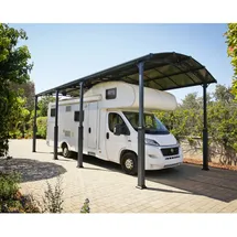 CANOPIA Palram - Canopia Carport Arcadia Alpine 8500 Anthrazit 360 cm x 900 cm