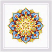 Riolis Kreuzstich Set Energie Mandala, Zählmuster, 20x20cm