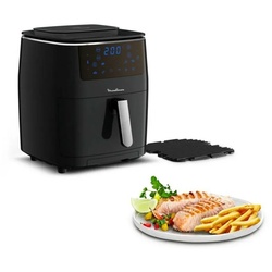 Moulinex Fritteuse Airfryer Heißluftfritteuse Fritteuse ohne Öl Moulinex AL2018 Schwarz 6 schwarz