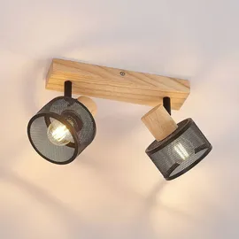 LINDBY Evinora 2-flammig Holz