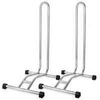 Schramm Fahrradständer 2 Stück Silber