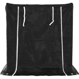 vidaXL Kaminholzregal Verzinkter Stahl 101 x 61 x 110,5 cm Schwarz