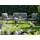 Beliani Gartensofa Set Loungeset grau/schwarz/braun